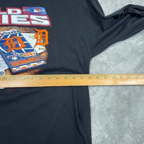 Vintage 06' MLB World Series Long Sleeve T-Shirt XL Cardinals Tigers a0777 - Picture 6 of 8